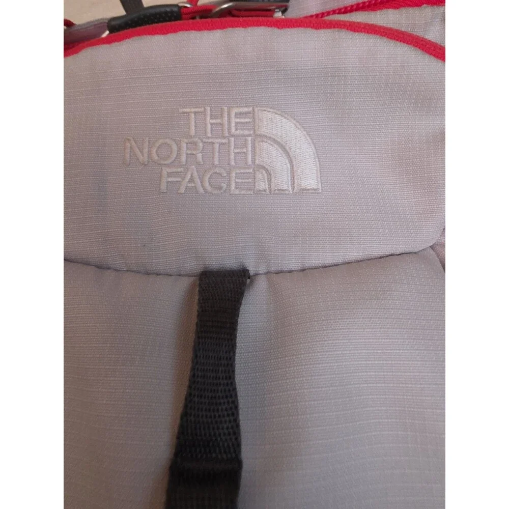 The North Face Surge II Transit Backpack SURGE 2 Hiking Camping Outdoor Gray Red